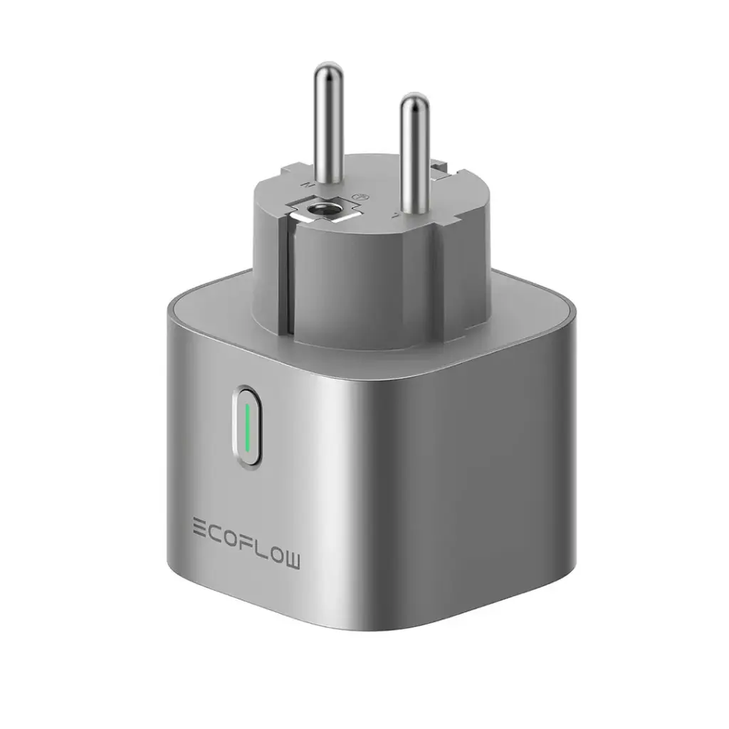 EcoFlow Prise intelligente  (Smart Plug EcoFlow) suivi de la consommation et de répartition automatique de l’énergie, commande à distance par appli