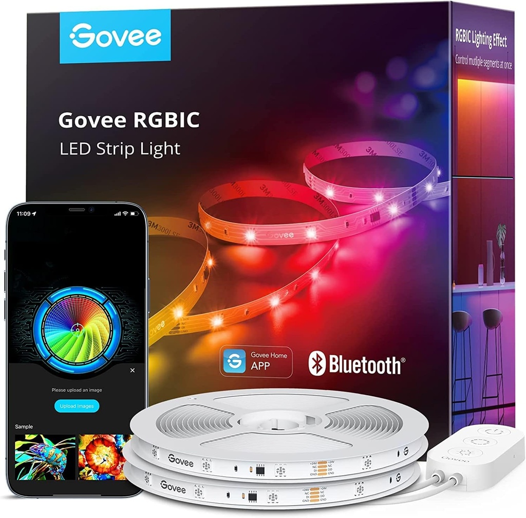 Govee RGBIC LED Strip Lights 20m Bluetooth, APP Control- H617E