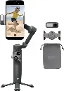DJI Osmo Mobile 7P stabilisateur  pour iPhone, Android, Suivi natif, Éclairage, Nacelle pour téléphone à 3 axes, Barre d’extension et trépied intégrés