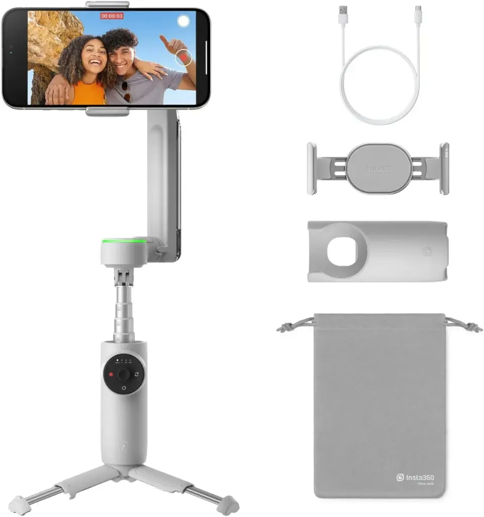 Insta360 Flow Pro - Stabilisateur  pour iphone avec suivi par l' IA