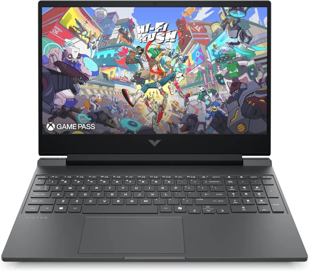 HP Victus 15-fb0202nf Portable Gaming Laptop 15,6 pouces  FHD -144Hz -RTX 3050 - 4Go-AMD Ryzen 5-5600H -RAM 16 Go-512 Go SSD