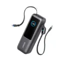 Anker A1695 Powerbank 25 000 mAh 165 W avec câbles intégrés (Noir)