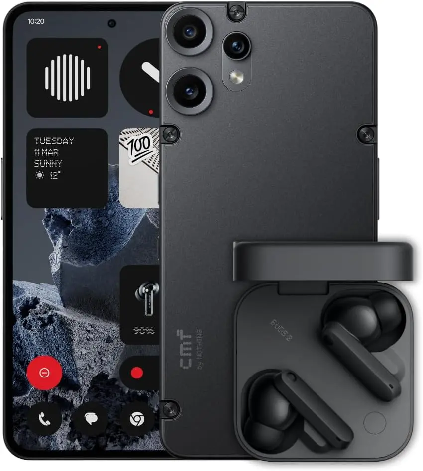 CMF Phone 2 Pro 128Go– Smartphone 5G avec Caméra 50MP + CMF Buds 2 Gris Foncé Inclus