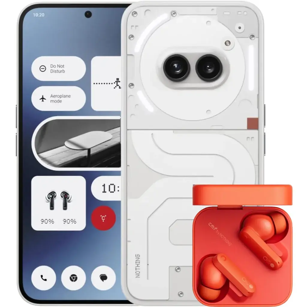 Nothing Phone (2a) 8+128GB Blanc + CMF by Nothing Buds Écouteurs sans Fil Inclus