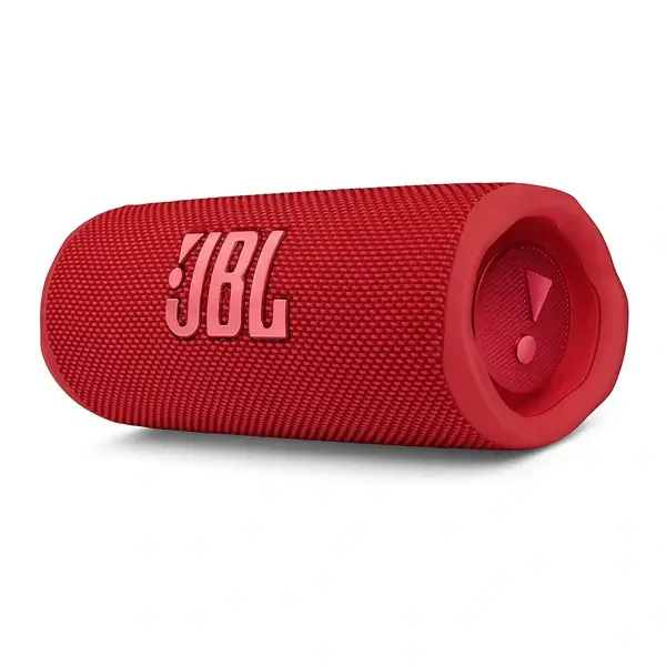 JBL Flip 6 – Enceinte Bluetooth portable et étanche à l'eau et à la poussière, haut-parleur haute fréquence pour des basses profondes, 12 heures d'autonomie (Rouge)