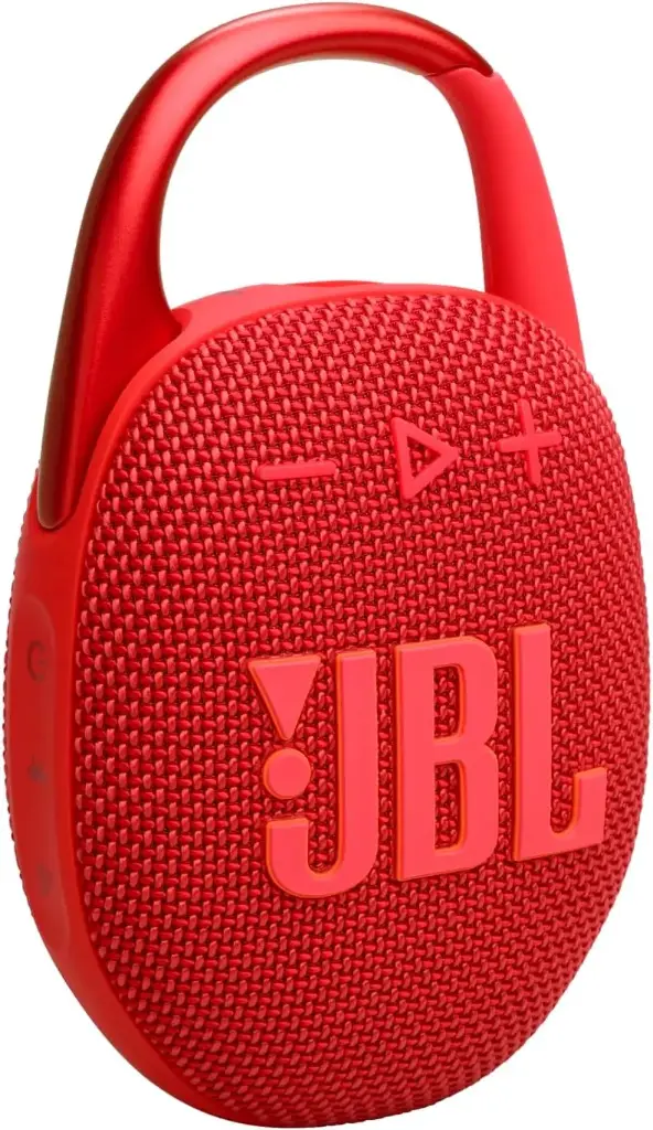 JBL Clip 5, Enceinte Bluetooth ultra-portable, son JBL Pro, 12 heures d'autonomie, fonction Playtime Boost, résistante à l'eau et à la poussière 