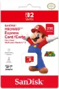   Carte Mémoire  Micro SD Express 256 Go Sandisk pour Nintendo Switch 2