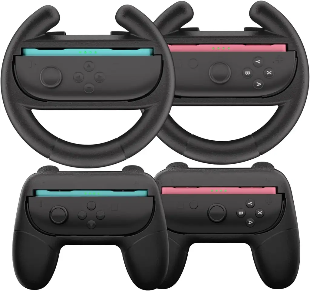 HEYSTOP Volants pour Nintendo Switch 2 [4 en 1] Joy-Con Grip 