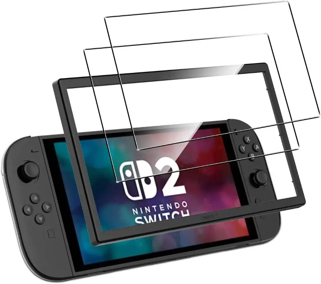 Natbok 2 Pièces Verre Trempé pour Nintendo Switch 2