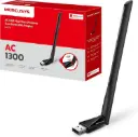  MERCUSYS MA30H Adaptateur USB WiFi Puissante AC1300Mbps, Antennes à Gain Elevé, Compatible avec Windows 11/10/8.1/7