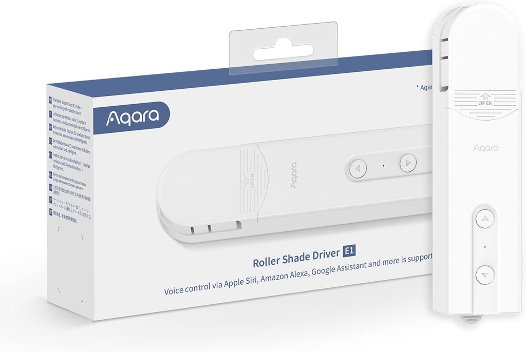 Aqara Moteur de Volet Roulant E1, Nécessite Zigbee AQARA HUB, Programmation et Commande Vocale