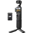 DJI Osmo Pocket 3 Creator Combo- Caméra vlog CMOS 1" et Vidéo 4K/120 ips, stabilisation 3 axes, écran rotatif  2", avec un micro DJI