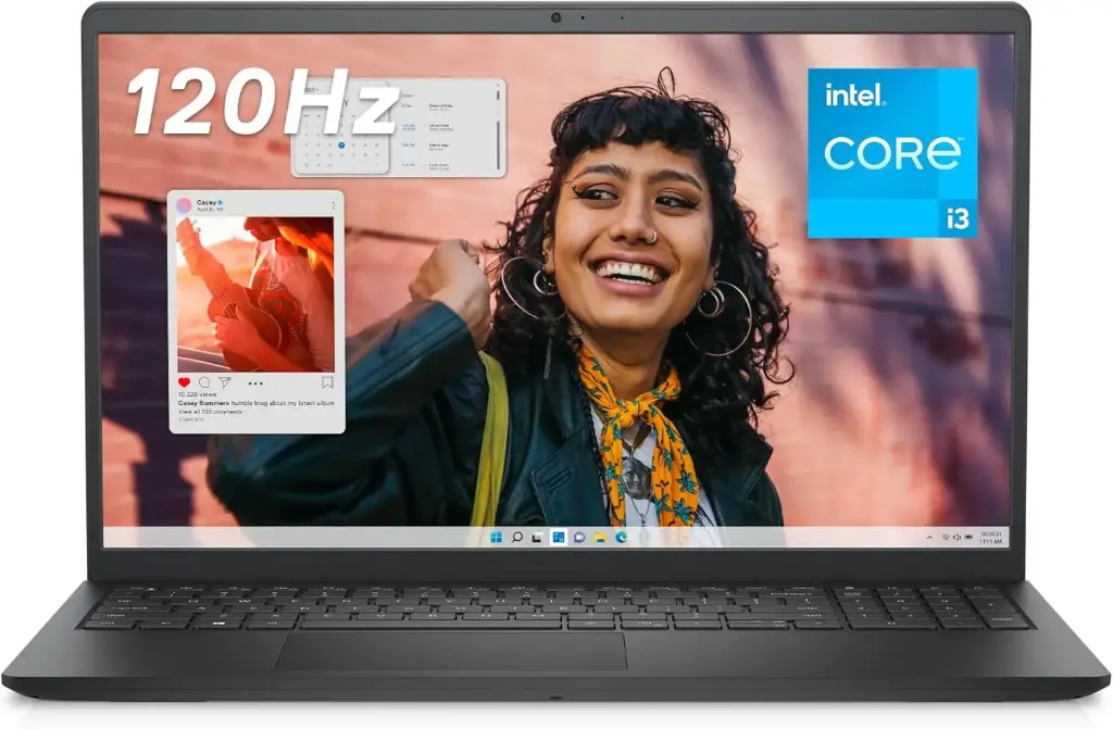 Dell Inspiron 15 (3530) - Ordinateur Portable 15,6'' Écran FHD 120hz, Intel Core i3-1305U, 8 Go RAM, 256 Go SSD, Intel UHD Graphique, Windows 11 Home, Clavier AZERTY