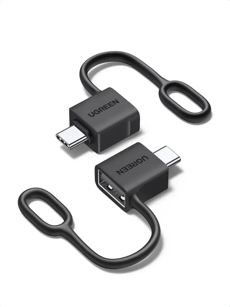 UGREEN Adaptateur USB C vers USB A 3.2 10Gbps OTG Lot de 2 Type C Mâle vers Type A Femelle avec Manchon Anti-Perte