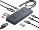 UGREEN Revodok Pro 1091 10Gbps Hub USB C Ethernet Gigabit HDMI 4K 60Hz Lecteur de Carte SD TF PD 100W Multi Data Ports 2A-2C 9 en 1 Dock USB C 