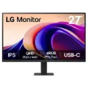 LG 27U631A-B Moniteur 27 pouces, QHD, dalle IPS,2560 x 1440,100 Hz, 5 ms, HDR 10, sRGB 99%, réglage de l'inclinaison
