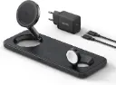 Anker MagGo Station de charge pliable Qi2 3-en-1 15 W (Noir)