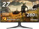 Alienware AW2723DF  Moniteur Gaming 27"280 Hz, Dalle IPS ,1 ms, 95 % DCI-P3, sRGB 100%,QHD