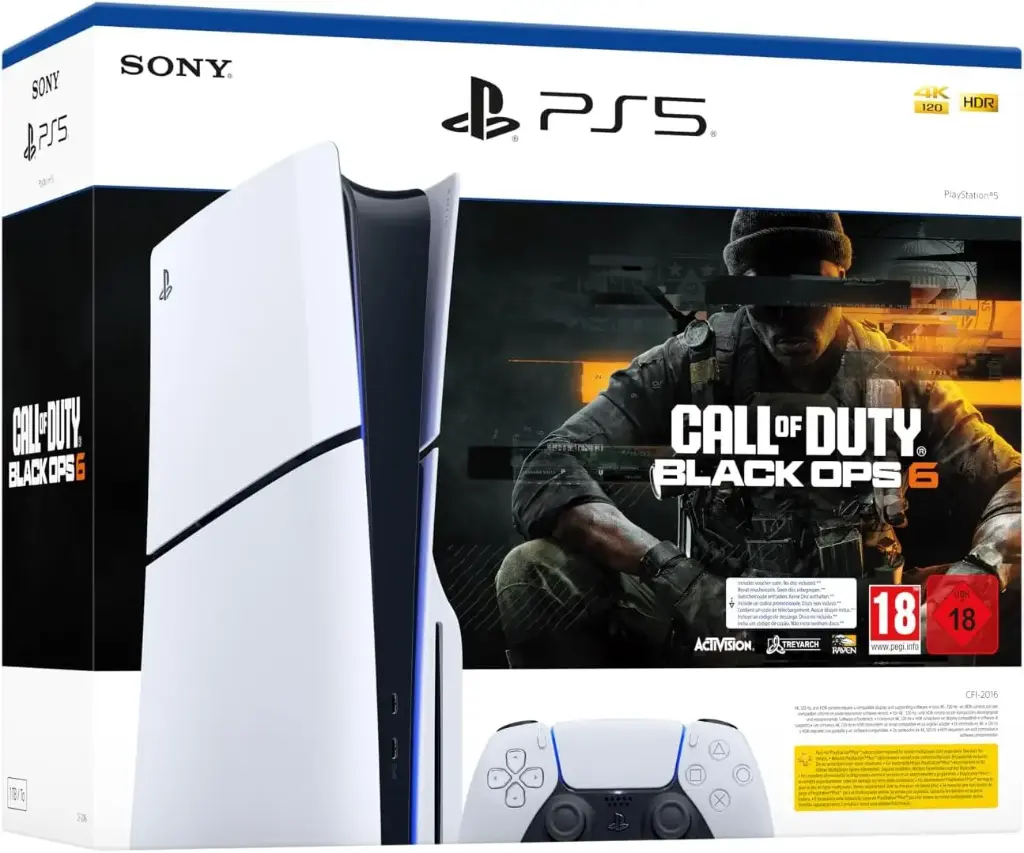 Console, Pack Playstation 5, PS5 Slim standard + Call of Duty : Black Ops 6(code de téléchargement) 