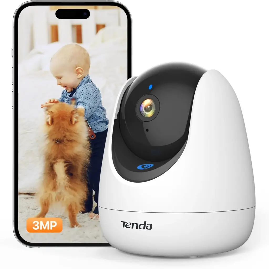 Tenda CP3 Pro Caméra Wi-FI Surveillance intérieure Sécurité 2K 360°