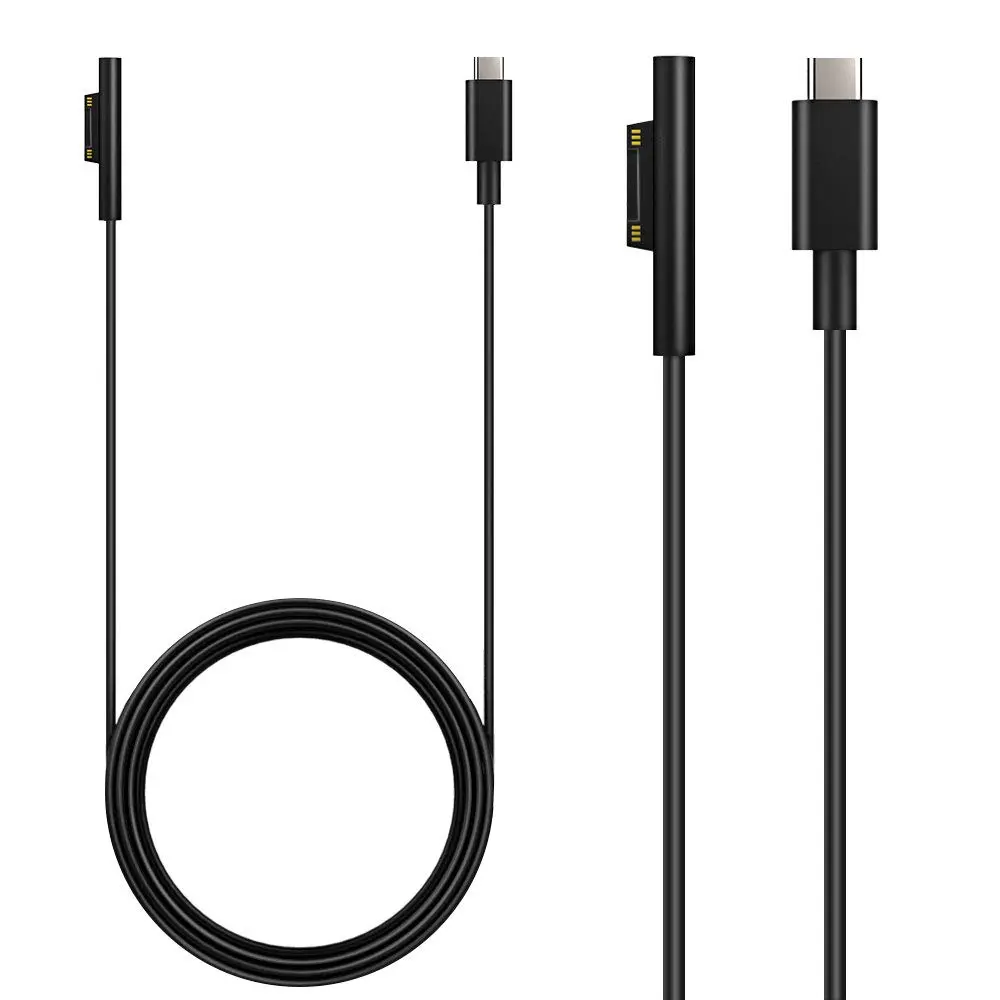 MoKo Câble de Charge USB-C, Surface Connecter à Un Câble Chargeur USB C pour Microsoft Surface