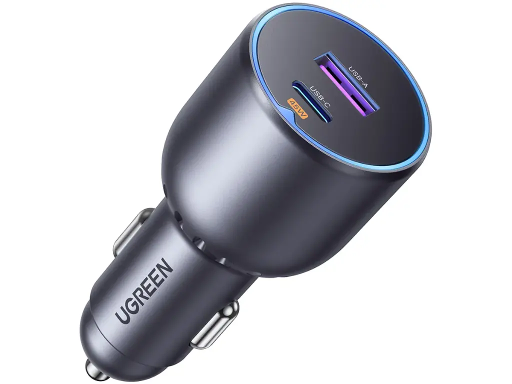 UGREEN EC701 Charger de voiture  63W 2-Port (1x USB-C, 1x USB-A)