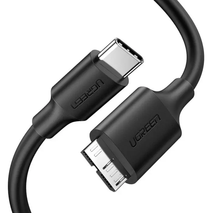 [20103] UGREEN, câble USB-C vers Micro-USB 3 A, 1 m (Noir)