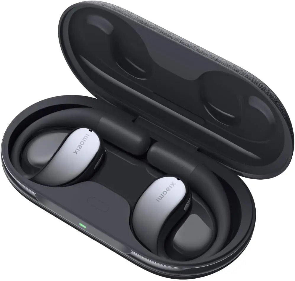 Xiaomi OpenWear écouteurs stéréo Bluetooth avec étui de chargement, audio haute résolution  jusqu'à 38,5 heures 