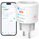 SURFOU Prise Connectée Minuteur Programmable WiFi, Compatible avec Alexa, Google Home et SmartThings, Contrôle à Distance par APP Smart Life