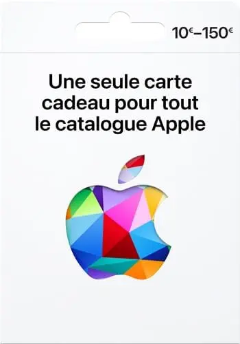 Carte App Store & iTunes  20€( Carte physique)  