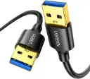 Câble UGREEN USB 3.0 vers USB 3.0,  pour Disque Dur Boîtier Externe, DVD, Refroidisseur PC Portable et Lecteur Blu Ray "3m"