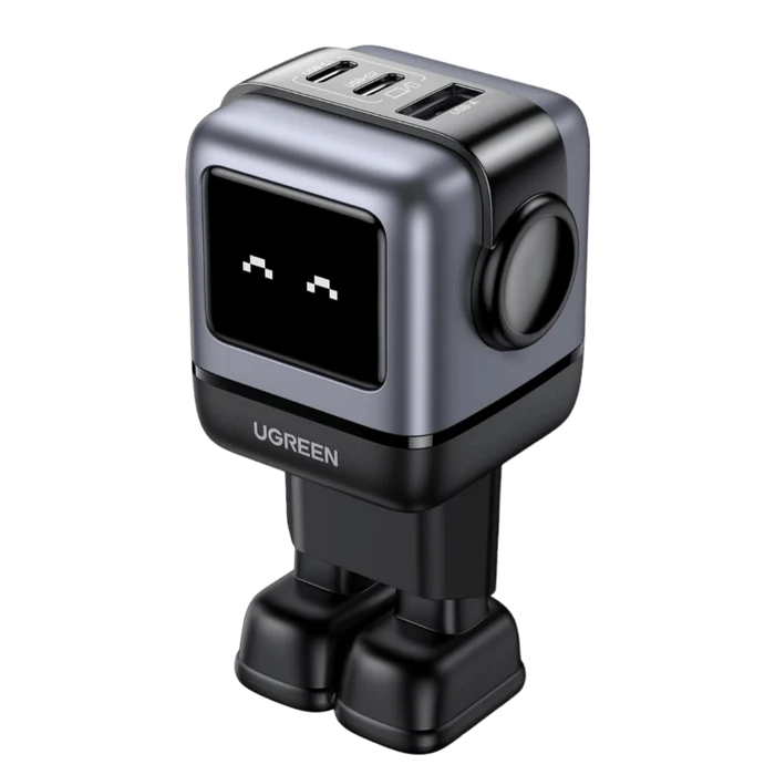 [CD361 25685B] UGREEN Nexode RG Robot Chargeur GaN 65 W, 3 ports (Noir)
