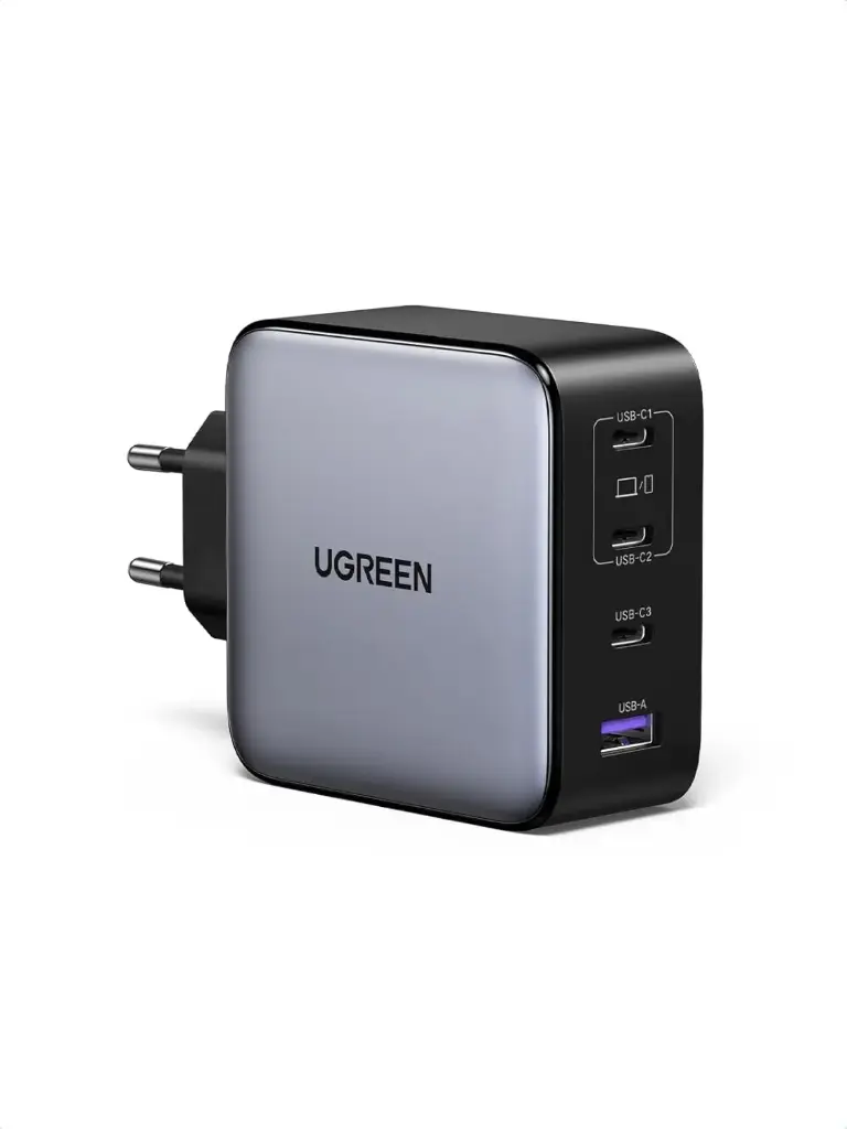 [X764 35539] UGREEN Nexode 200W Chargeur USB C Rapide 140W PD 3.1 GaN  (3 Ports USB-C ; 1 port USB-A)