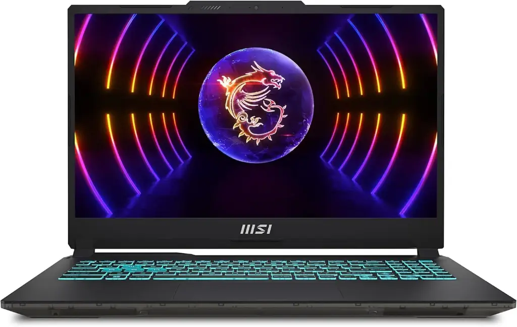 MSI Cyborg 15 A13VE-840XES Ordinateur portable gaming  15,6" FHD 144 Hz (Intel Core i5-13420H, 16 Go RAM, SSD 512 Go, RTX 4050-6 Go, sans système d'exploitation) Noir boite Ouverte