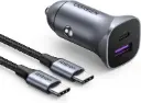 UGREEN Chargeur Voiture USB C 30W PD QC 3.0 PPS avec Câble Chargeur "Allume Cigare" 12V