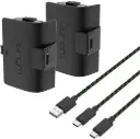 Venom, pack de 2 batteries 1100 mAh pour manettes Xbox (Noir)