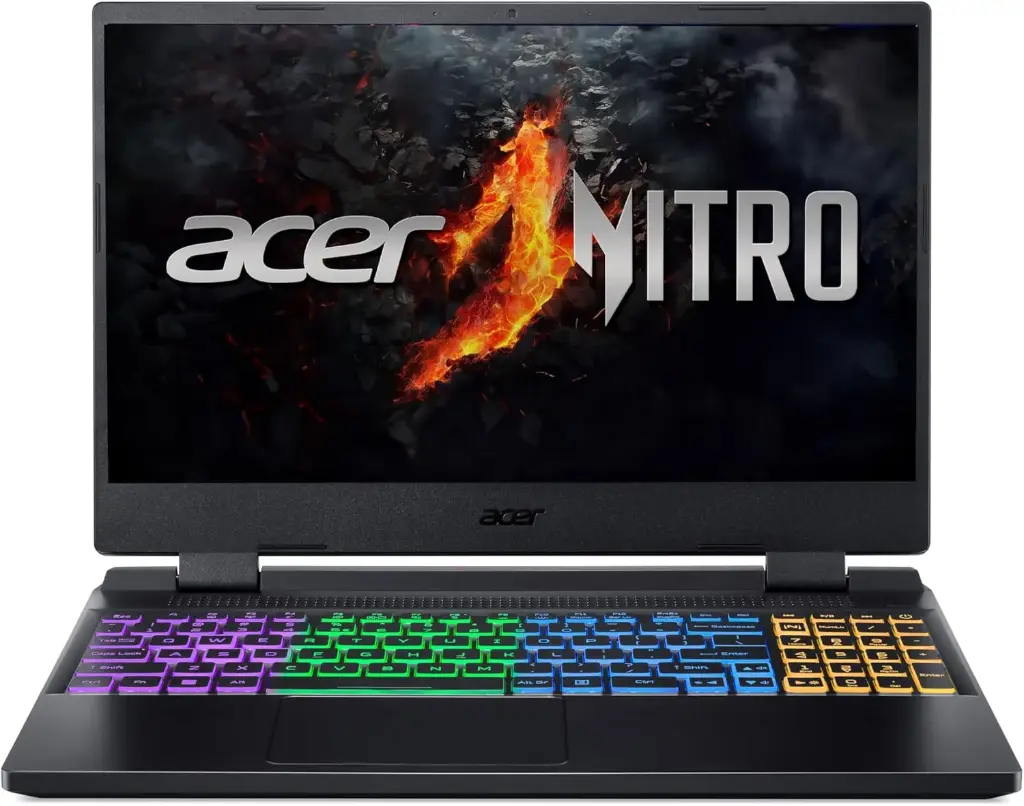 Acer Nitro 5 (AN515-58-93A5) Ordinateur Portable gaming 15,6" FHD 165 Hz | Intel Core i9-12900H ,16 Go de RAM DDR5 , 1To SSD  , NVIDIA GeForce RTX 4060 8 Go ,Windows 11 ,QWERTZ Noir( Boite ouverte)