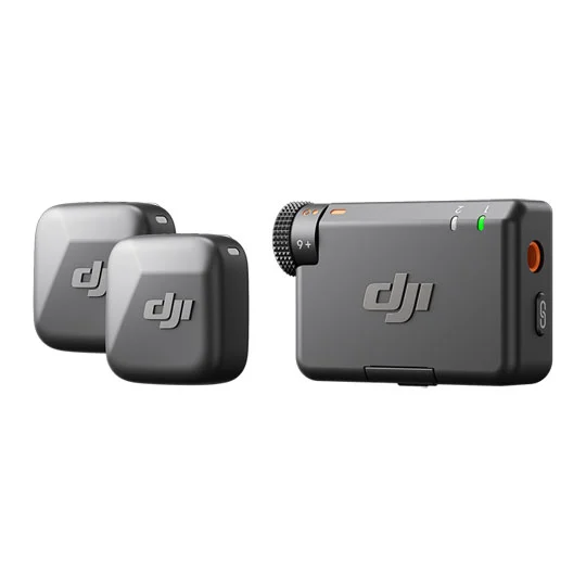 DJI Mic Mini (2 TX + 1 RX) Audio Riche, Microphone Cravate sans Fil pour caméra/Android