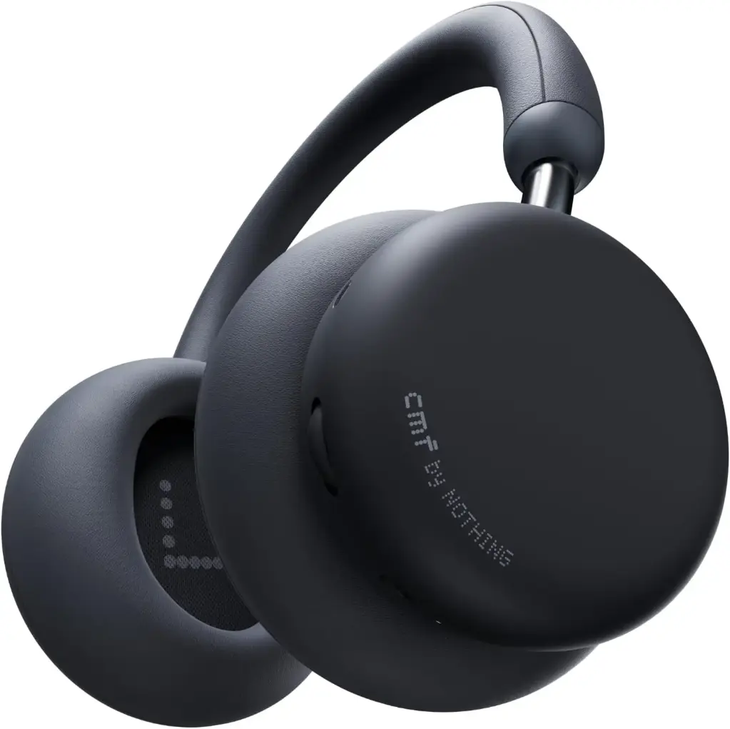 CMF Headphone Pro - Casque Bluetooth Over-Ear sans Fil , avec Réduction Active de Bruit – Gris Foncé