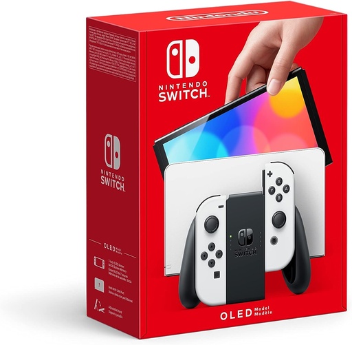  Console Nintendo Switch (modèle Oled) Blanc