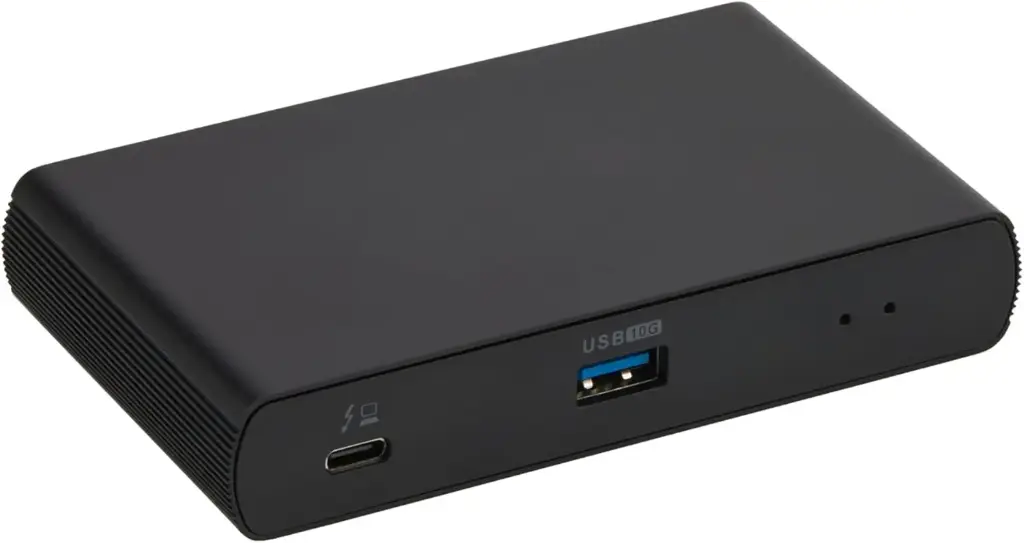 Amazon Basics Station d'accueil Thunderbolt4/USB4, (double Affichage ) Noir