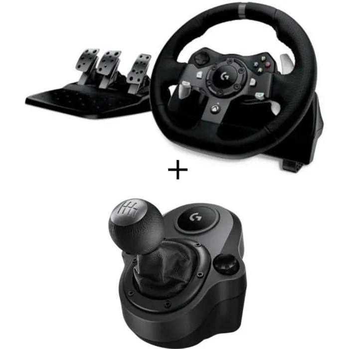 Pack Logitech G29 Driving Force + levier Driving Force Shifter