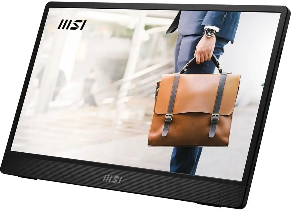 MSI PRO MP161 E2U, écran portable 15,6 pouces Full HD IPS, USB-C et mini-HDMI
