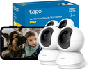 Tapo C200P2 Caméra Wi-Fi panoramique 1080p avec vision nocturne avancée (2 Packs) 