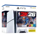 Pack Sony PlayStation 5 Slim Standard 1 To + NBA 2K26 (code)