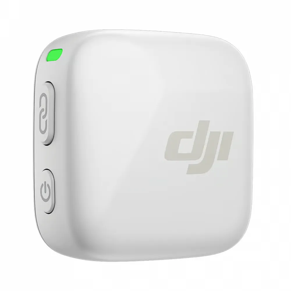 DJI Mic Mini Émetteur , Ultra-léger, Audio de Haute qualité,  Annulation du Bruit, Microphone sans Fil (blanc arctique)