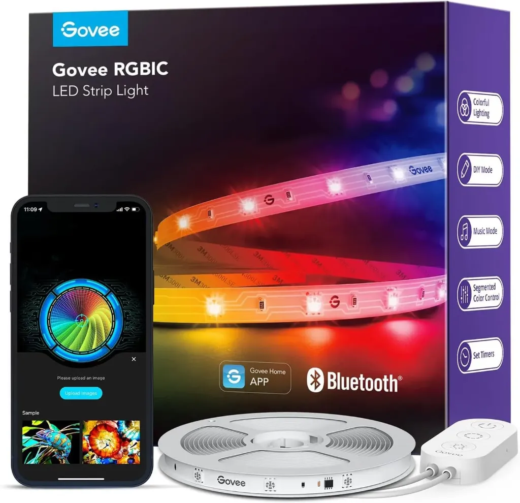 [H617A] Govee, ruban LED RGBIC 5 m
