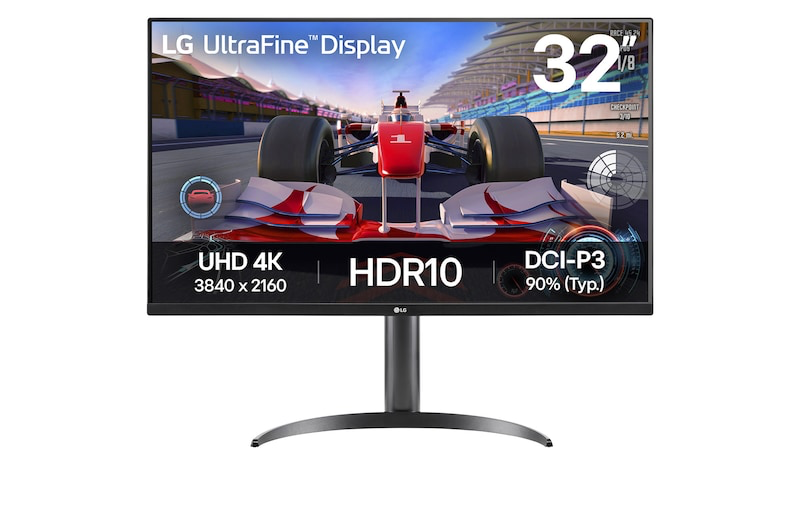 LG 32UR550K-B - Monitor, 4K, 32 Zoll (81 cm), VA-Panel, (3840 x 2160), 60 Hz, 4 ms (GtG), DCI-P3, 90 %