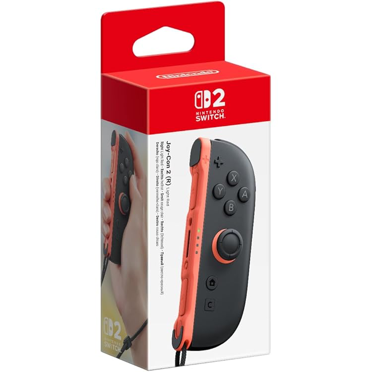 Manettes Joy-Con 2 droite rouge clair Nintendo Switch 2