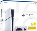 Sony PlayStation 5 Slim, 1To Standard avec 2 manettes DualSense